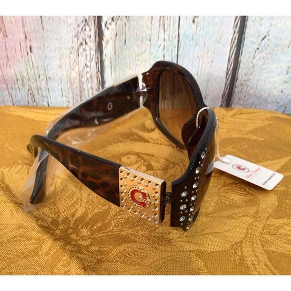 NWT Allure Genesis Sunglasses 100% Protection Tortoiseshell Gold ☀️🌞 - Picture 2 of 9